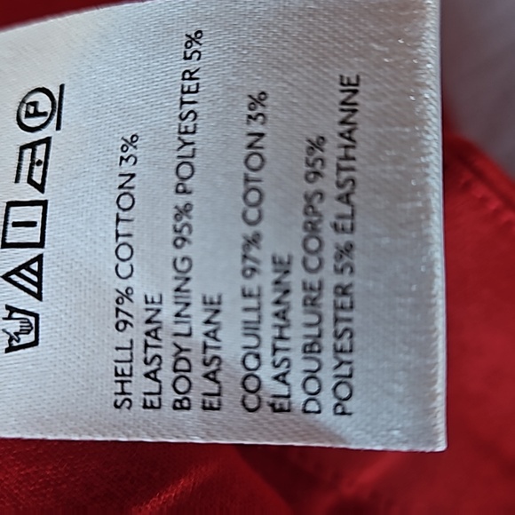 Anthropologie Sleeveless Red Foldover Knee-Length Dress - Picture 7 of 8